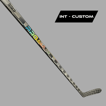 Pro All Black V2 Hockey Stick - Intermediate (Customized)