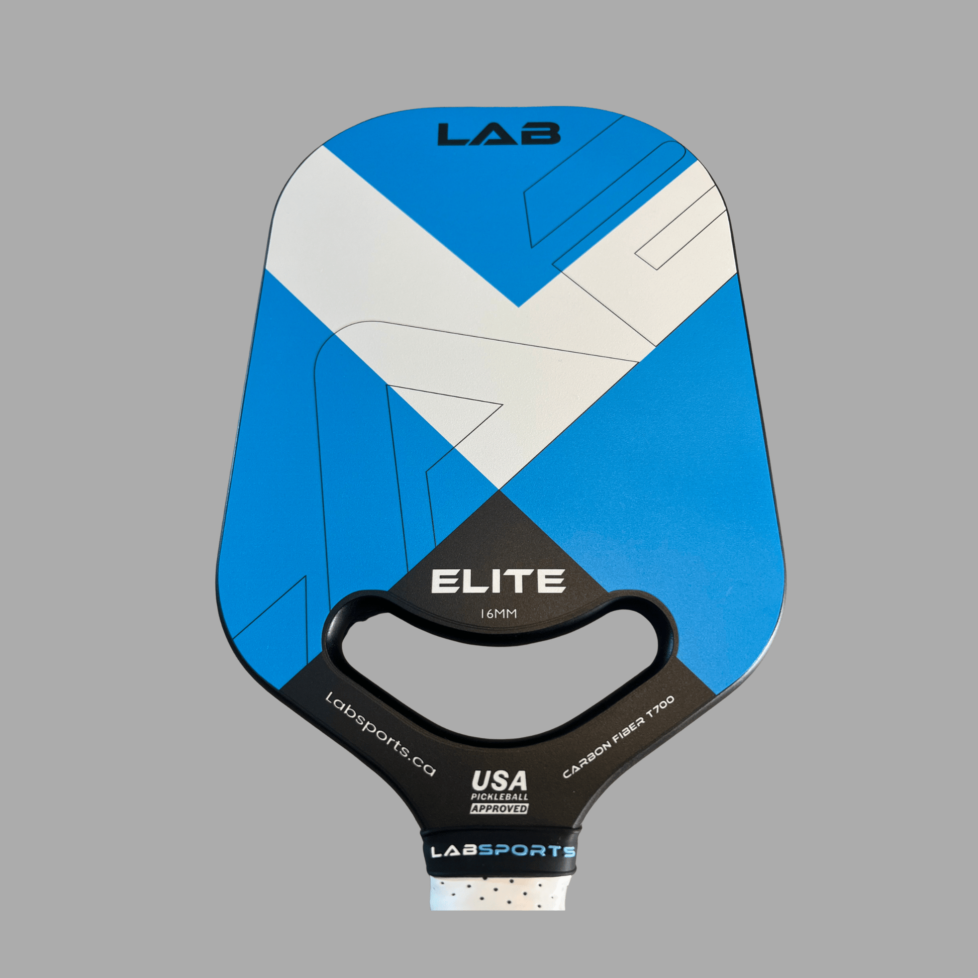 Raquette de pickleball LabSports Elite en carbone T700 conçue pour puissance maximale et spin
