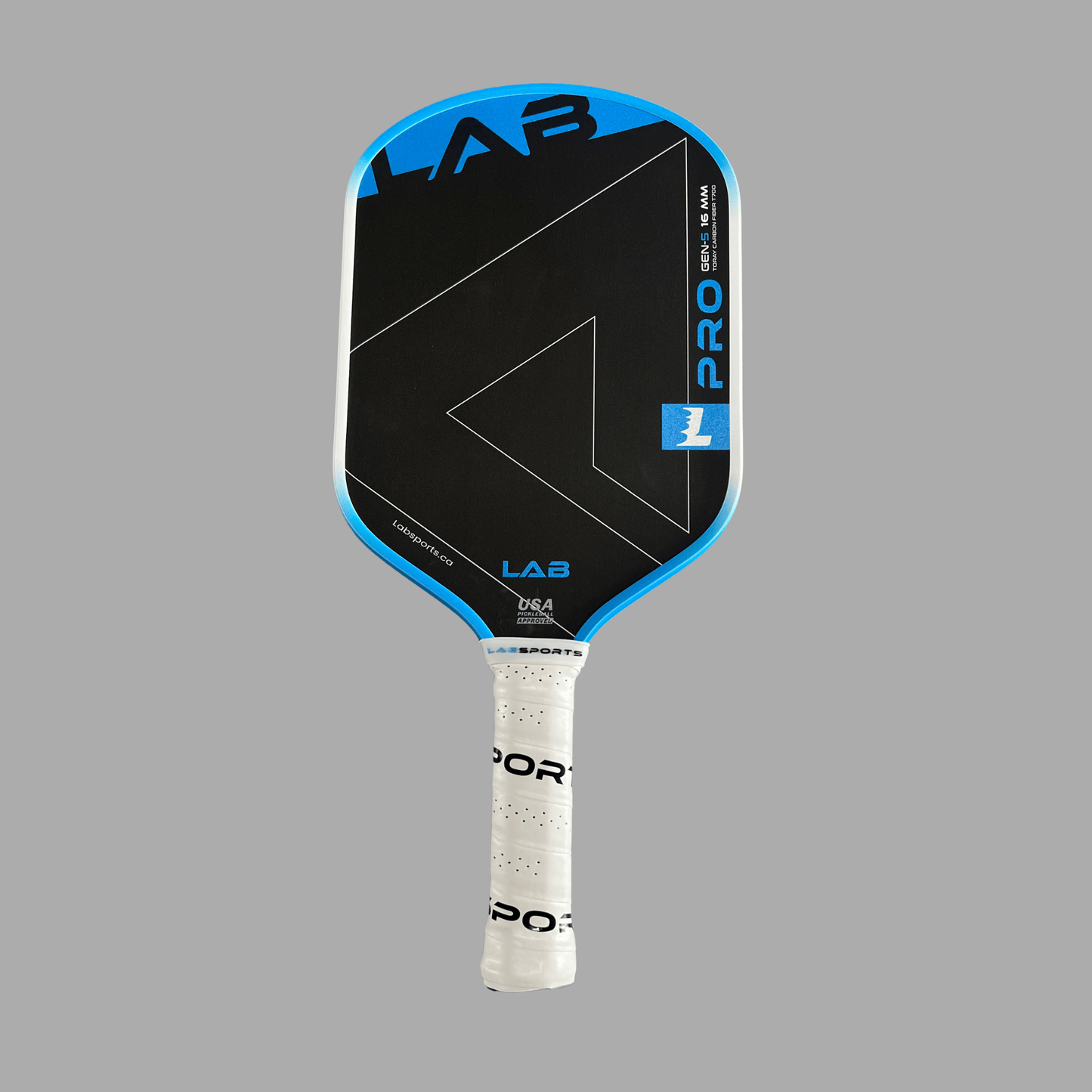 Raquette de pickleball LabSports Pro en carbone T700 conçue pour puissance et contrôle