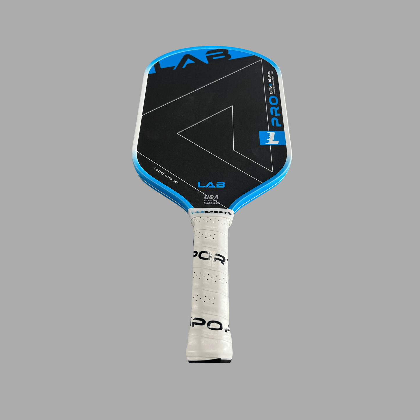 Manche ergonomique de la raquette de pickleball LabSports Pro avec prise antidérapante